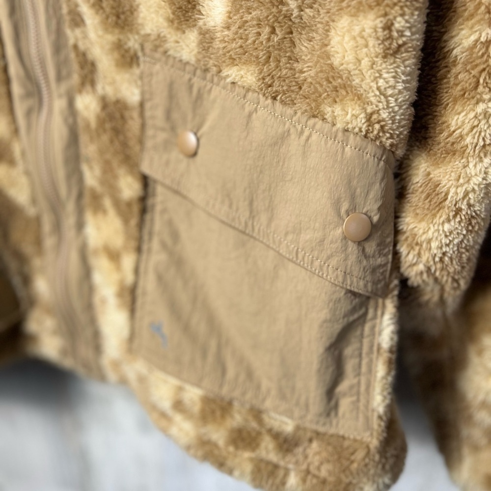 Women's Printed High Pile Fleece Jacket | JoyLab | XS - Picture 5 of 6